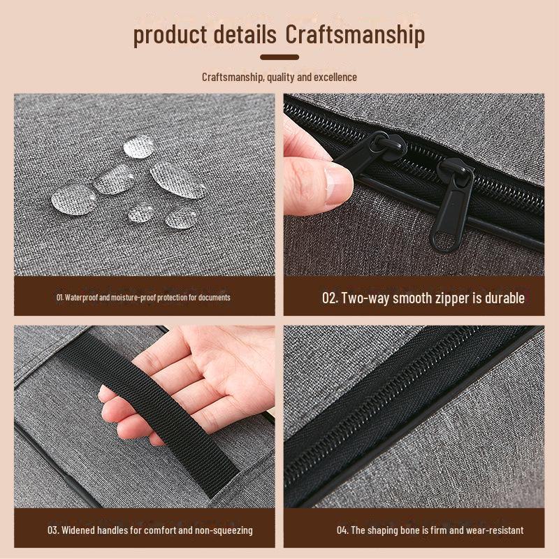 Многослойный ящик для хранения дорожных документов большой вместимости