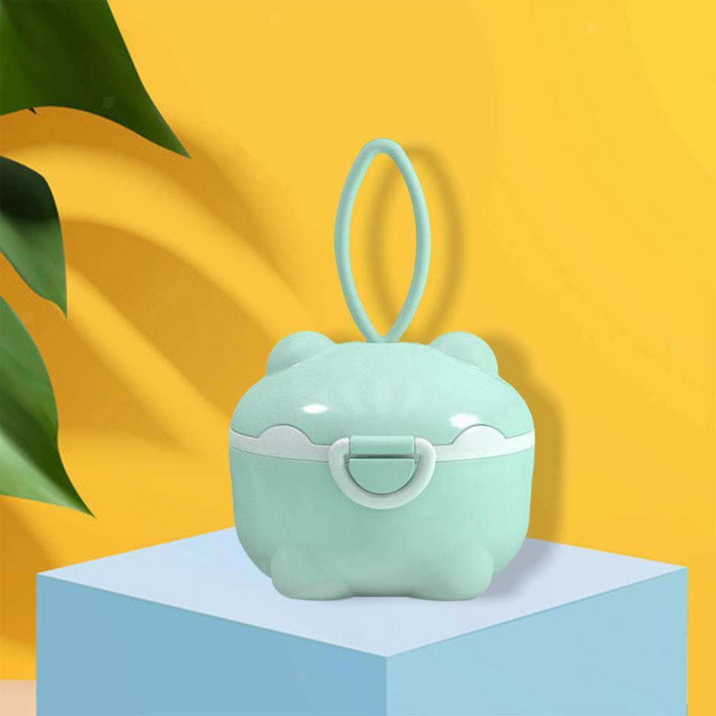 Portable Storage Tank Mode Holder Rice Flour Grids Seal Container Baby Clothes Complementary Food Container For Mode Milk Powder Mode Dispenser Box