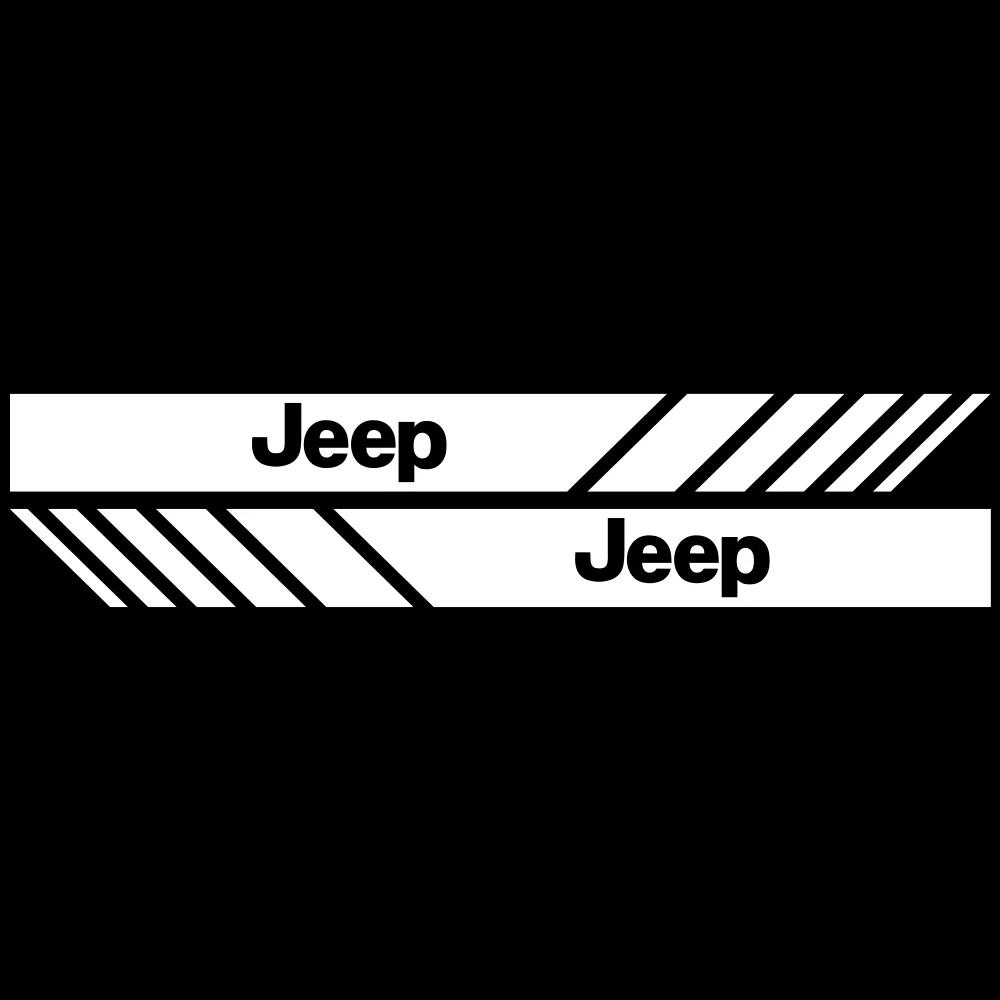 2Pcs Car Rearview Mirror Sticker Decal Waterproof Car Exterior Accessories For Jeep Wrangler Grand Cherokee Compass Renegade