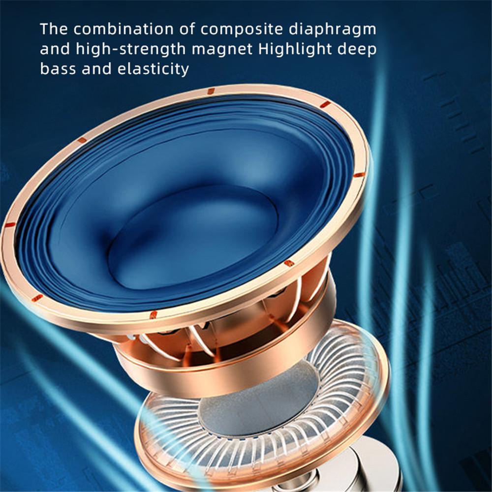 Fingerprint Touch 5.0 Bluetooth-гарнитура Handsfree HIFI Стерео Беспроводные наушники-крючки Водонепроницаемые наушники с микрофоном Литиевая батарея 110 мАч