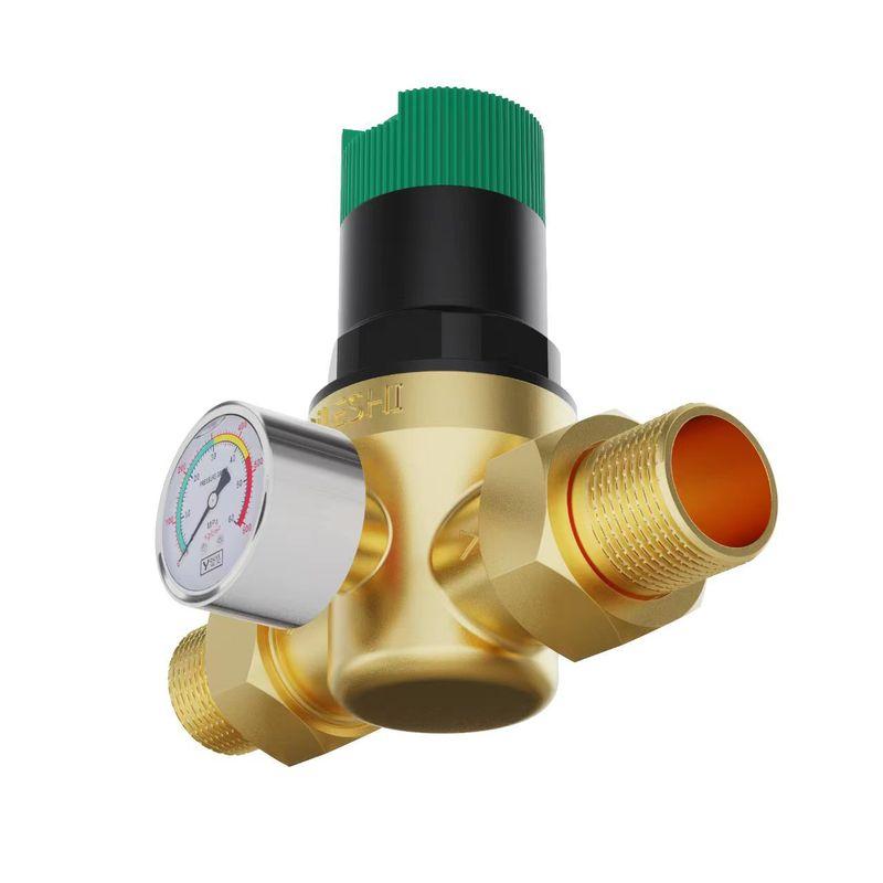 Utility Utility Tap Water Pressure Reducing Valve Brass Adjustable Stabilizing Valve Pressure Reducing Valve Pre Filter Filter
