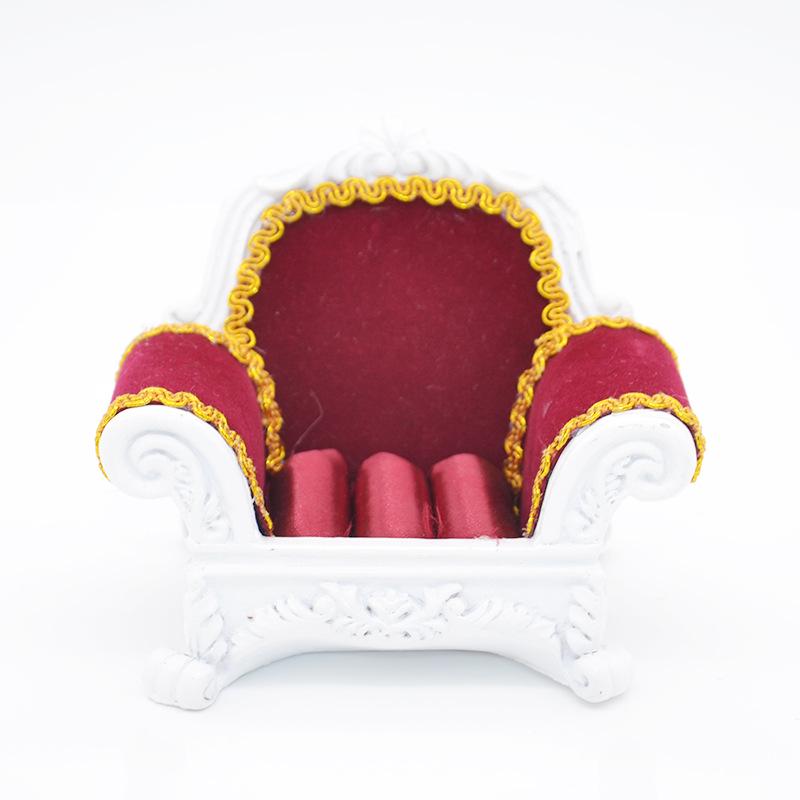 Диван-подставка для ювелирных изделий из смолы: Держатель для сережек и колец, фотореквизит, коробка для хранения, стойка для украшений