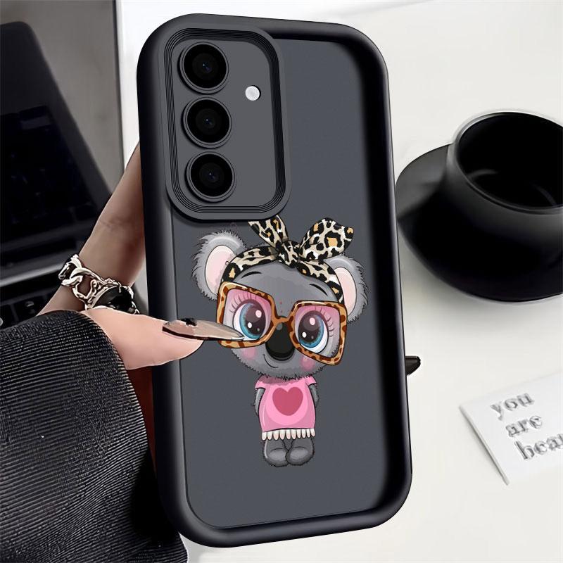 Милый Мультяшный Коала Медвежонок Чехол для Телефона Для Samsung S26 S25 S24 S23 S21 S20 Ultra Для Galaxy S25 S24 FE S26 Plus Силиконовый Чехол