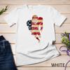 Vintage Football Team Player Sport Fan US Flag Unisex T-shirt