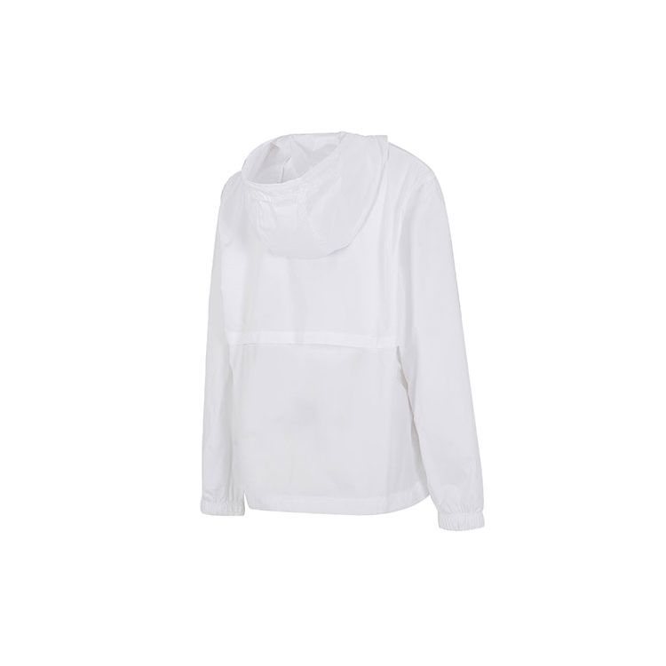 Nike Сплошной цвет, повседневная спортивная легкая ветровка с капюшоном, женские куртки белого цвета DM6180-100