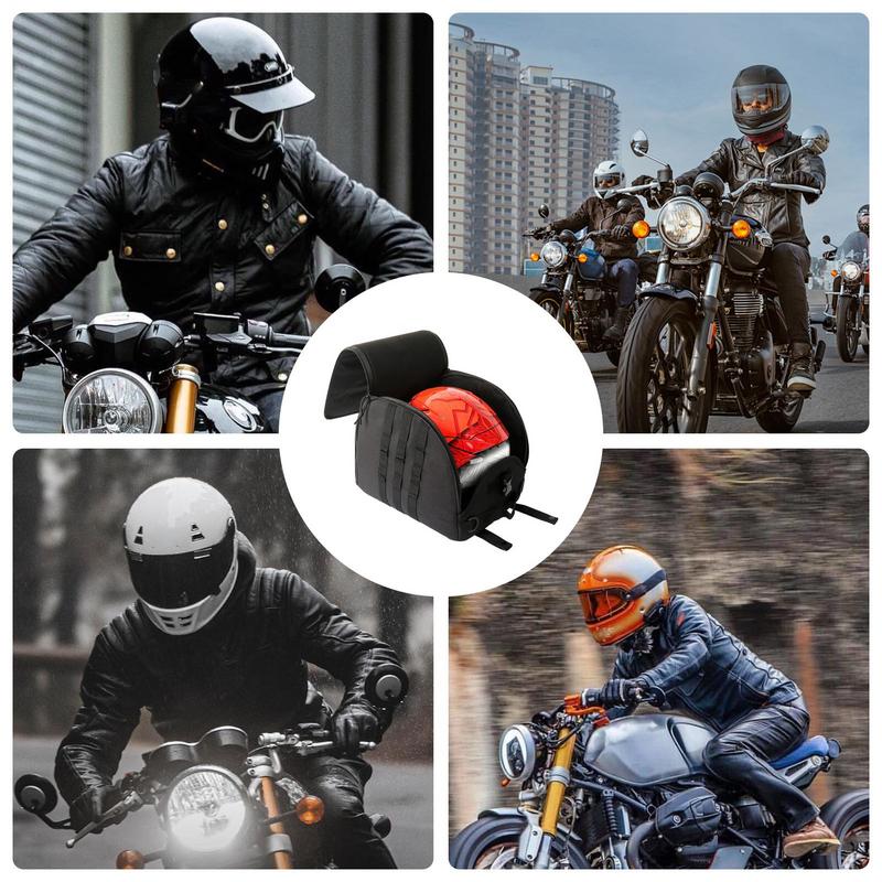 Защитная сумка для шлема мотоцикла, большая велосипедная защитная шапка для хранения с молниями, защитный чехол для мотоцикла, хранение снаряжения для