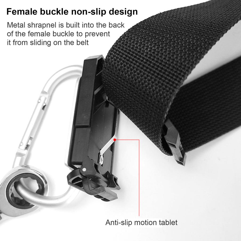 Drill Holder Belt Clip Hook Holsters for Cordless Drill Driver Quick Accessing Eletric Drill Clip Adjustable Tool Belt Hook