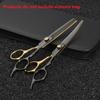6.5 Inch Pet  Grooming Scissors Kit  Cat Hair Thinning Shear Pet Scissors Set Blackgold  Dog Scissors