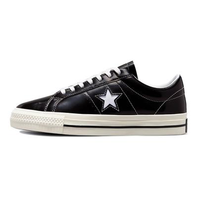 Черные лакированные кроссовки унисекс One Star Low Egret 171588C