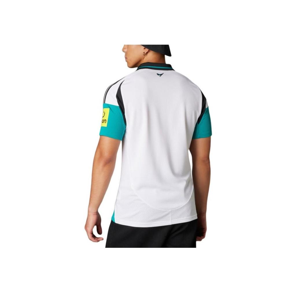 Adidas Newcastle United FC SS24 Comfortable Retro Jersey Fashion Quick-Dry Short Sleeve Football Shirt Men Tops White IW0390