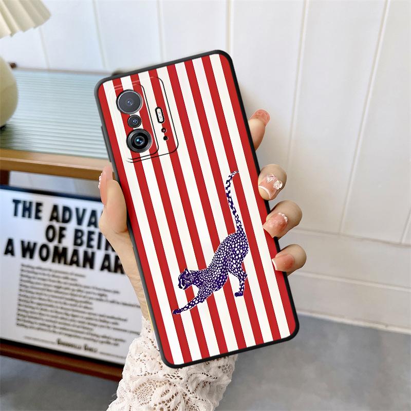 Чехол для телефона Funda для Xiaomi Mi 12T Pro 11T 12 14 15 Pro 11 13 Lite 10T 12X Креативные мультяшные животные