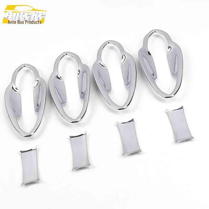 Cheetah CS10 Door Handle Bowl Ring: Electroplated Scratch-Resistant Decorative Sticker Accessories