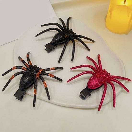 1/2 шт. Хэллоуин Паук Заколка для волос Декоративные заколки для волос Женская заколка Головной убор Аксессуар для костюма для косплея