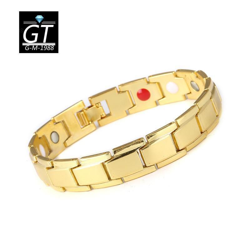 Мужской браслет из съемного магнитного камня - Металлические украшения в европейском и американском стиле