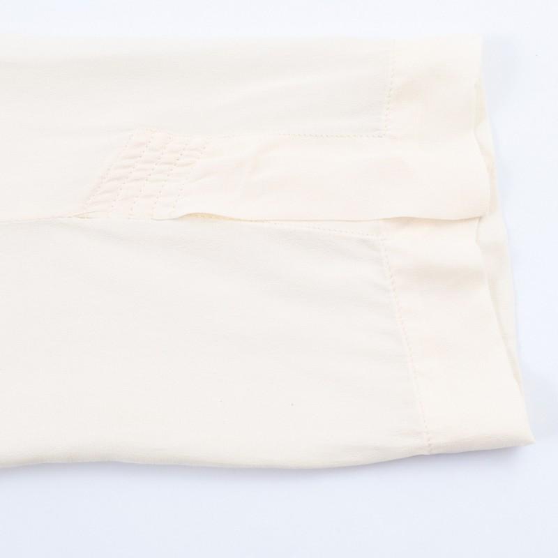 Womens Loose Layered V-Neck Blouse 2026 Elegant Office Shirt Long Sleeve Pure Color Lightweight