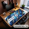 Large Mouse Pad Manchester City Print Custom Name Text Desk Mat for Office Gaming