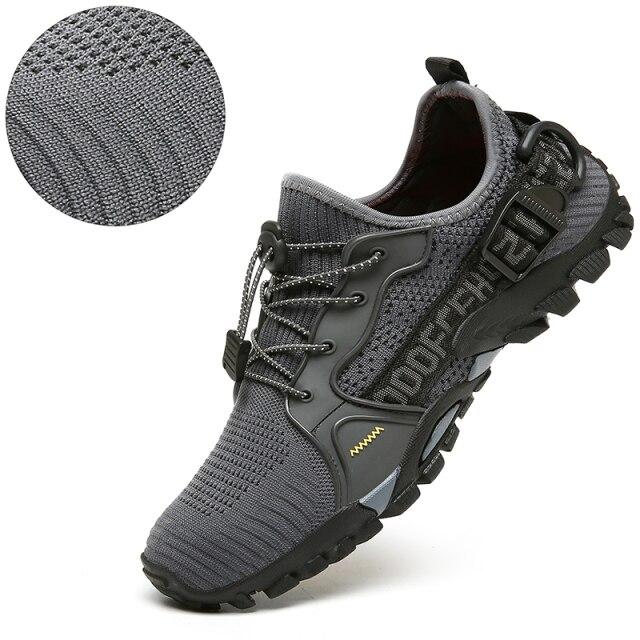 Tehezao Мужская уличная обувь для прогулок, быстросохнущие нескользящие кроссовки для рыбалки, дышащая удобная мужская обувь для треккинга