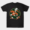 Мужская черная футболка с принтом Miami Hurricanes, печать на бумаге без вырезки, хлопковая футболка