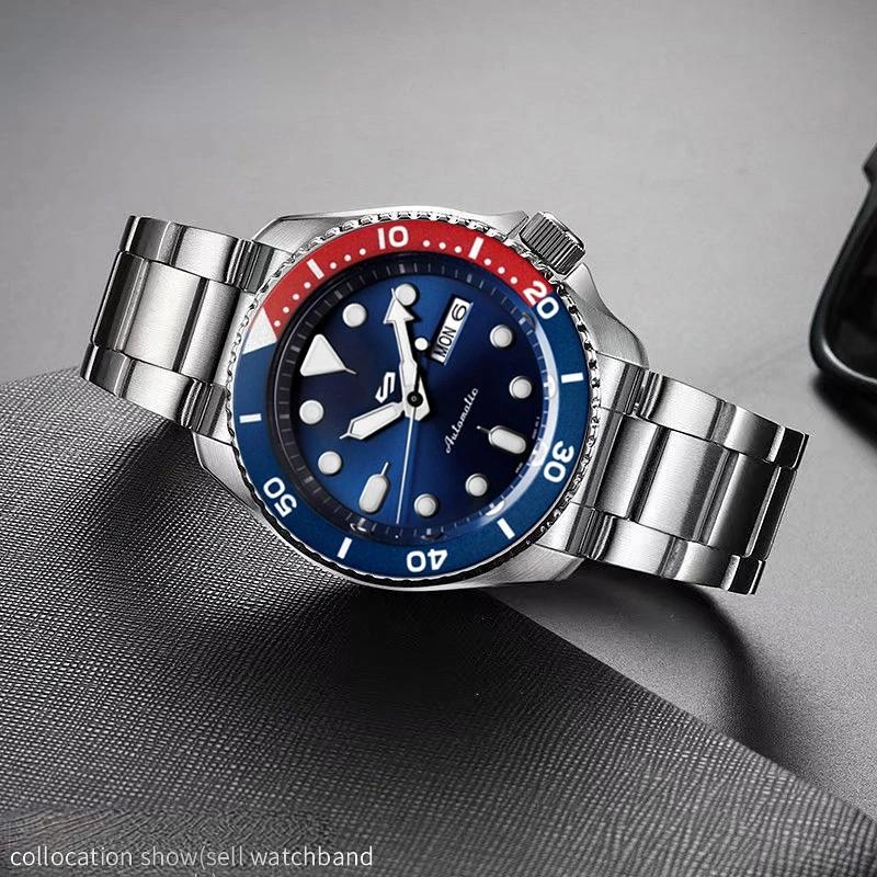 For Casio Duro Mdv107-1A MDV106-1A MDV-106 Seiko Watch Strap Stainless Steel Diving Metal Men's Watchband 20mm 22mm Accessories