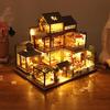Jiate P006 Yaquan Garden DIY Log Cabin: Japanese-Style Handmade Model Villa