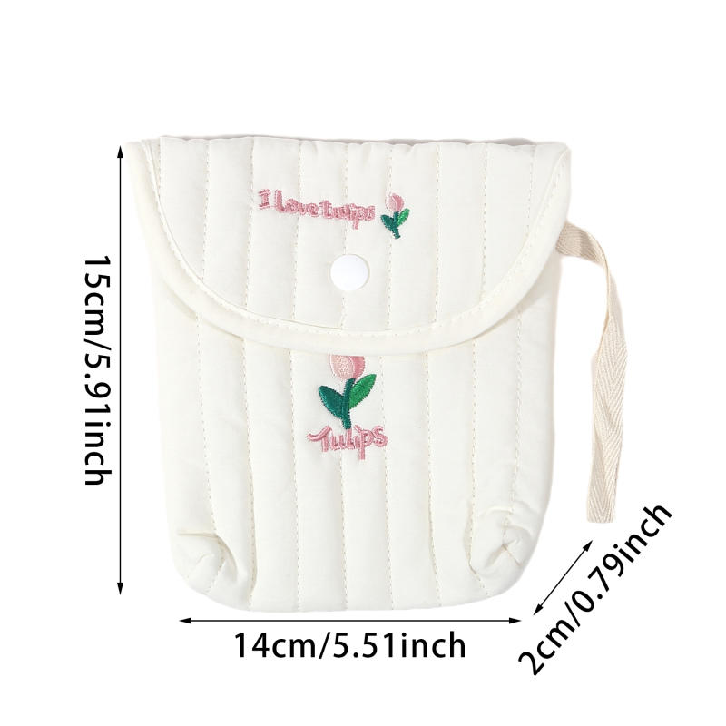 Милые гигиенические салфетки, сумка для хранения менструальных полотенец, портативная мини-сумка для хранения тампонов для студентов, ежемесячная сумка для хранения