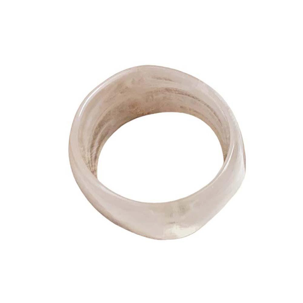 Exaggerated Wide Chunky Bangles Irregular Hand Ring Geometric Bracelets  Women