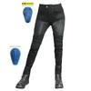 VOLERO+JES-4+Motorcycle Denim Riding Pants+Female Knight Mesh Breathable Motorcycle Fall Protection Pants