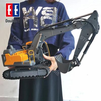 Double E E598 RC Экскаватор Сплав Трактор 3 В 1 EC160E 1/16 17К Карьерный Гусеничный Пульт Управления Грузовик Инженерный Экскаватор Игрушки Мальчики Дети