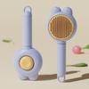 Self Cleaning Slicker Brush Pet Grooming Shedding Brush Gentle Pet Undercoat Hair Remover Comb for Long And Short Cats Dogs