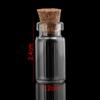5/10pcs Small Drift Bottle Glass Jars Decoration DIY Containers Mini  Message Vials Ornament Cork Stopper Rainbow Wishing Bottle