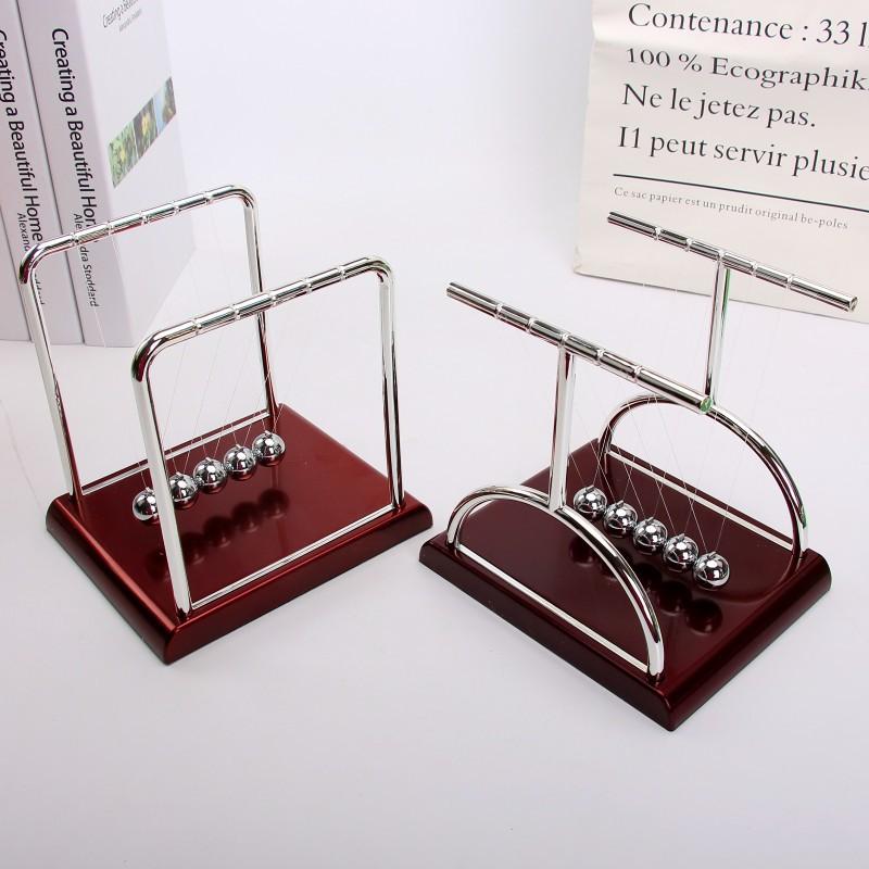 Cradle Balance Steel Balls Perpetual Motion Collision Ball School Teaching Physics Science Pendulum Home Decoration