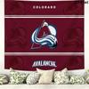 Colorado Avalanche Wall Tapestry Aesthetic Wall Hanging Printed Fabric Blanket Decorative Tapestries for Bedroom Living Room Home Decor