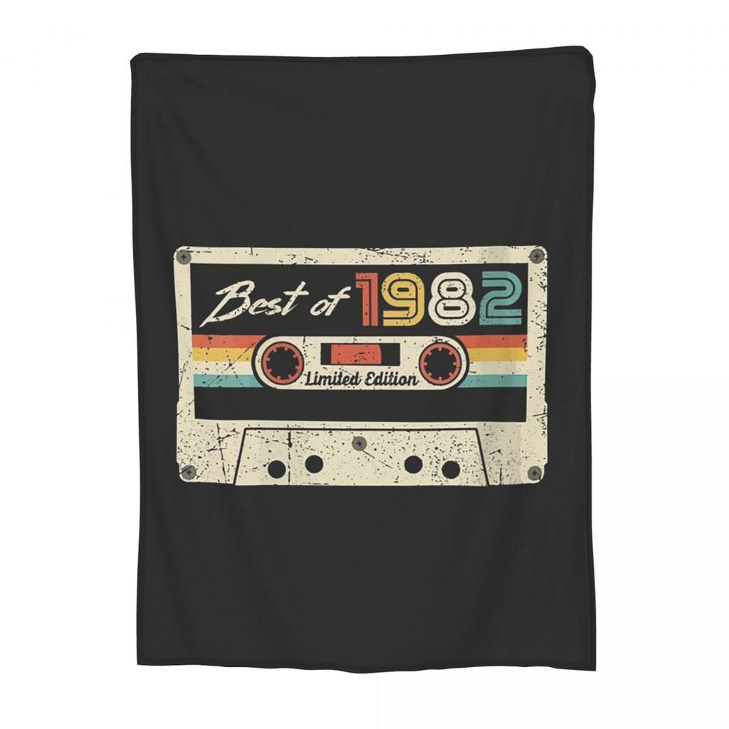 D Cassette Music Tape Blankets Flannel Sofa Throw Blanket Breathable for Couch Bedding Travel Throws Bedspread Quilt
