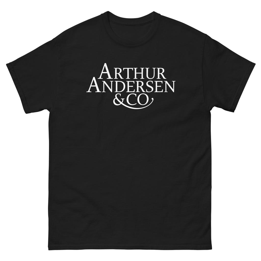 Винтажная футболка с логотипом бухгалтерской фирмы Arthur Andersen & Co