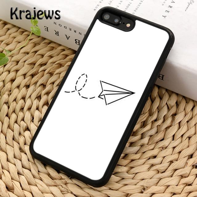 Krajews Travel the world of air plane paper Phone Case For iPhone 17 Air 16 15 14 plus 11 12 13 pro max coque Fundas