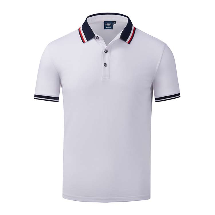 YDD FN2066 200G Combed Cotton Colorful Collar Lapel POLO Shirt