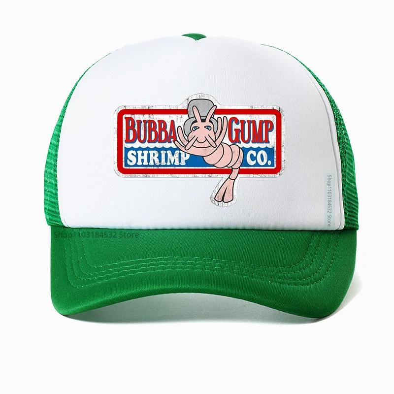 Регулируемая Бейсболка Bubba Gump Креветочная Компания 3D-печать Кепка Лес Галлам Дышащая Сетчатая Кепка креветочный Тракер Папа кепки кость