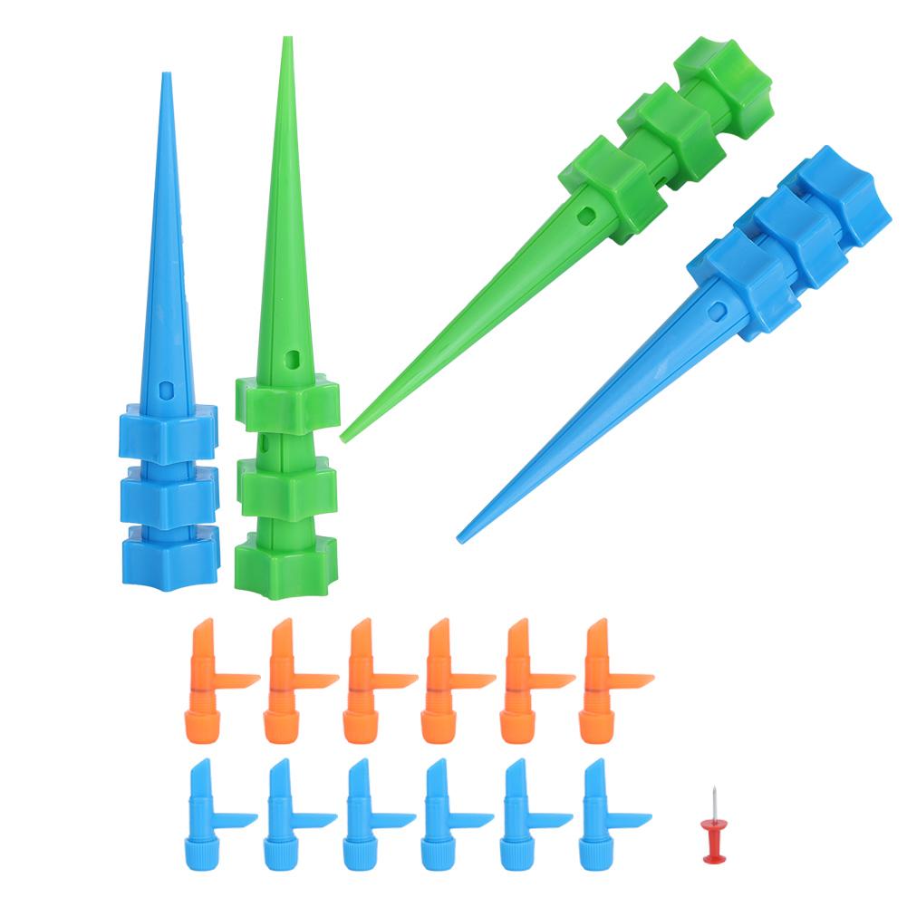 12Pcs Flower Potted Plant Adjustable Automatic Watering Sprinkler with Valve Irrigation Tools