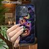 Phone Case: 2D flat design, suitable for iPhone 18 17 16 15 14 13Pro in color silver protective case, couple style, neon line pumpkin, Christmas and H