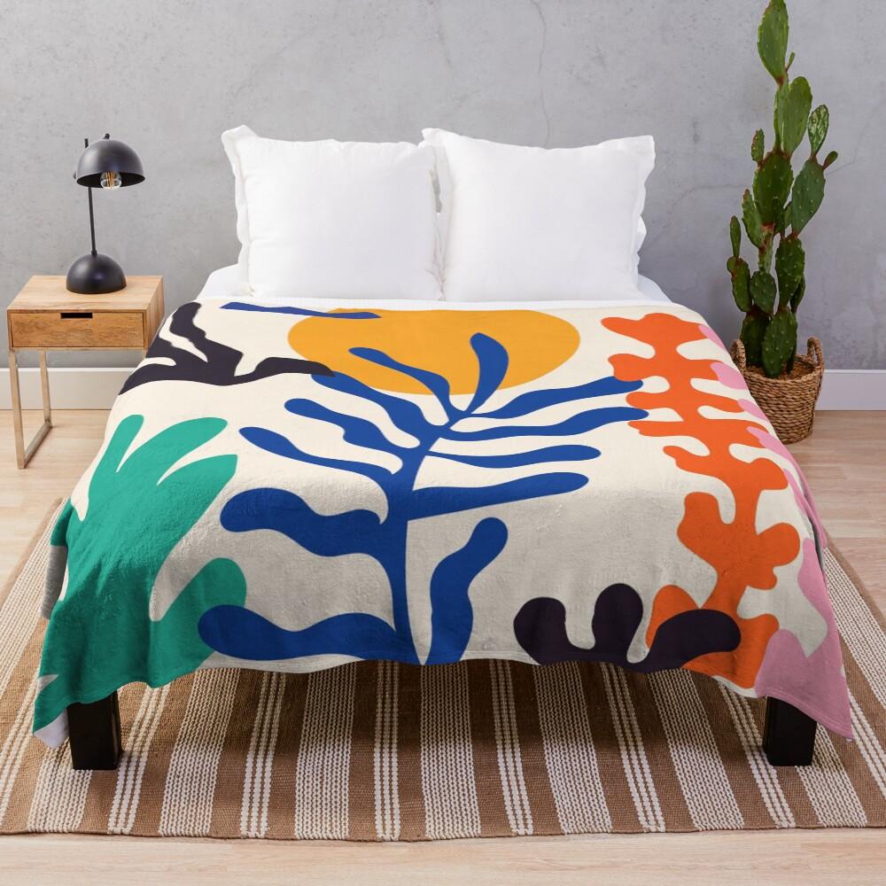 Matisse Bright Boho Botanical Throw Blanket