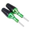 1 Pair Universal Motorcycle Aluminum Alloy Frame Slider with Bolt 8mm/M8 for Honda Green