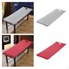 Set of 2 Salon Bed Mattress Pad SPA Massage Table Cover with Hole Grey Red