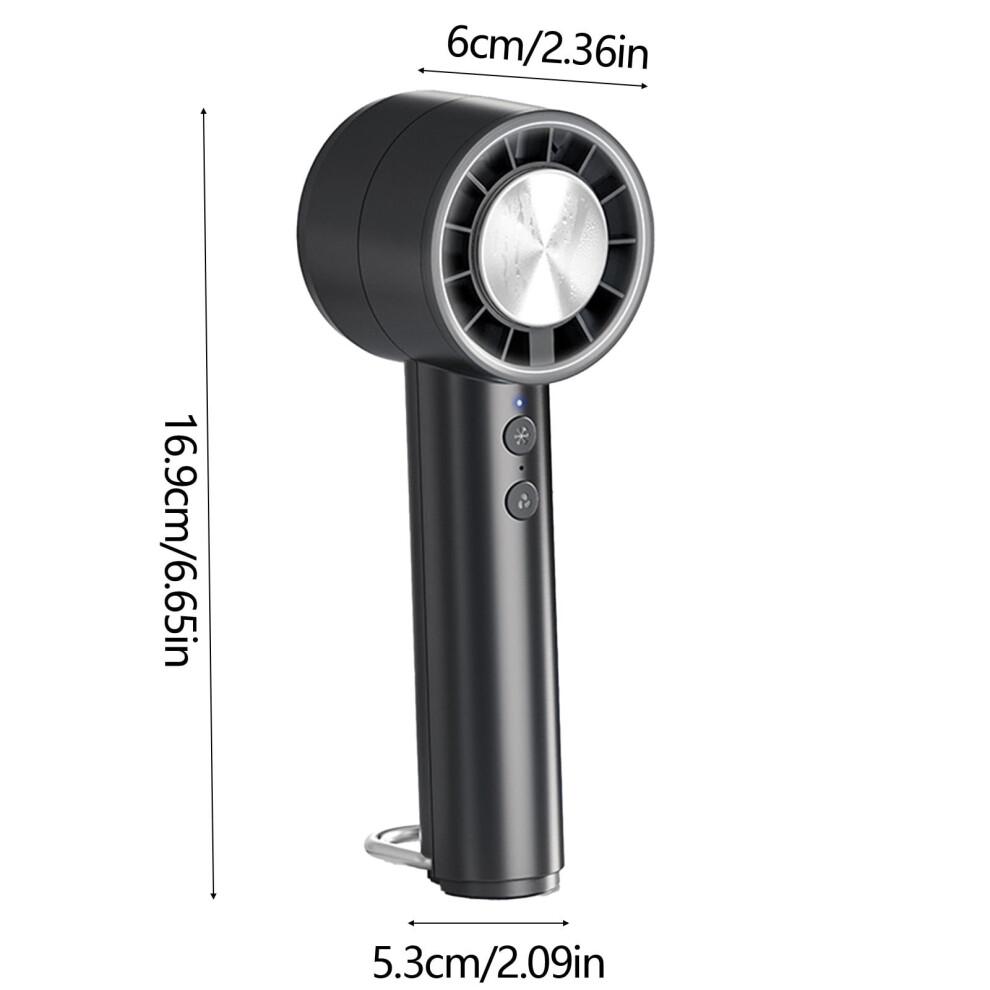 Wiederaufladbarer Handventilator mit USB-Ladefunktion