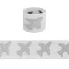 Patches For Clothing Silver Reflective Tape The Plane 3x100cm Diy Clothes Stickers Heat Press Appliqued Hoodies Parches