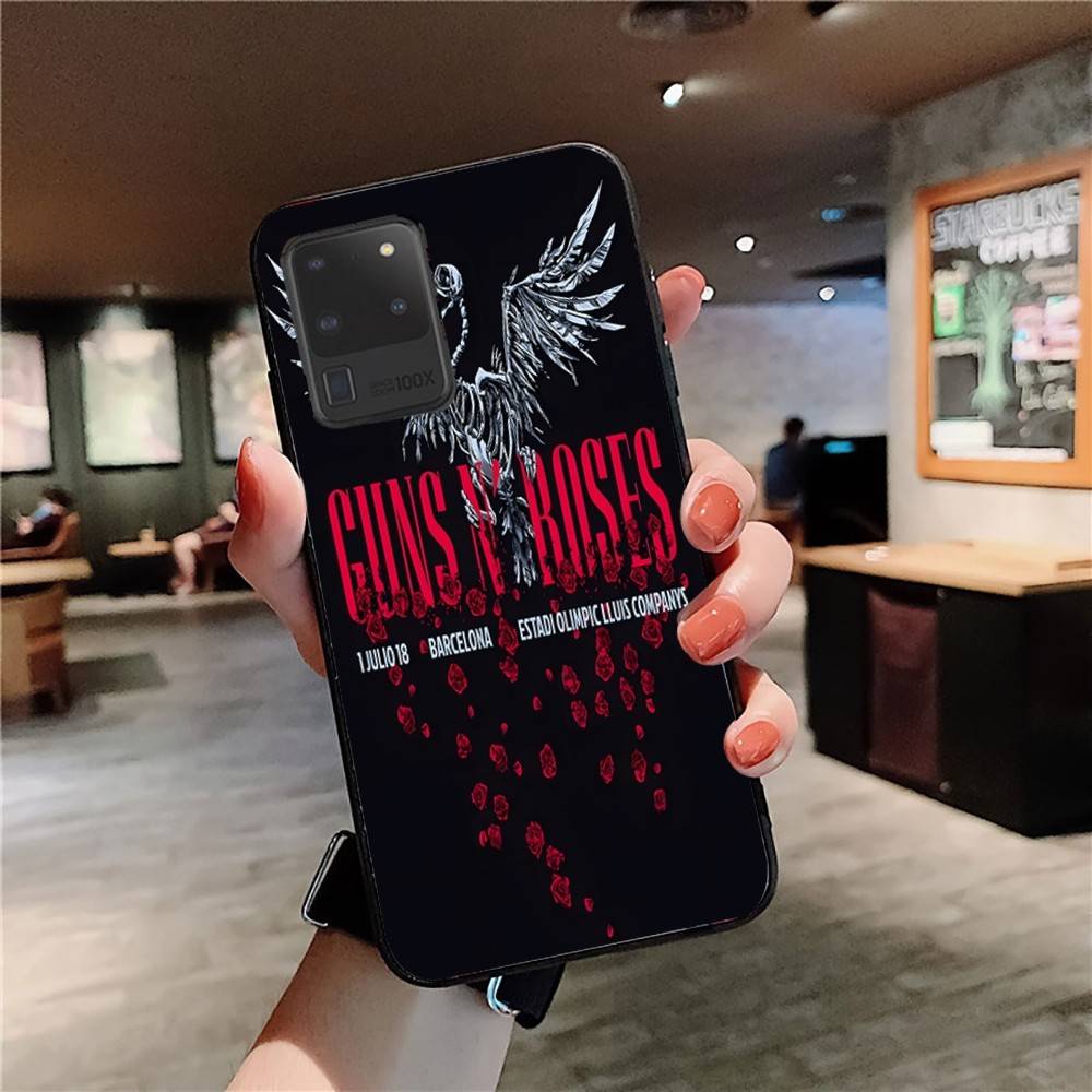 GUNS N ROSES Phone Case For Samsung S 24 fe 25 Ultra plus 20 lite 21 30 22 23 24 22 Ultra 5G Fundas