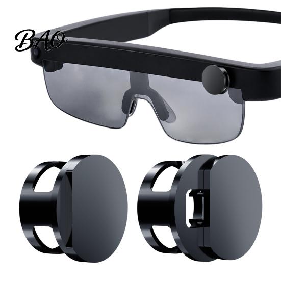 LED Indicator Light Cover Camera Privacy for Meta Smart Glasses, Signal Friendly Dimmable Interference Sticker with Snap And Slide Design, Easy