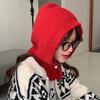 Coldproof Knitted Balaclava Hat Woolen Pullover Cap Fashion Neck Collar Beanies Cap  Outdoor