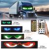APP & Remote Truck Eyes Matrix Pixel Panel Display Screen Flexible Car Graffiti Scrolling Text Animation Light Big Truck Light