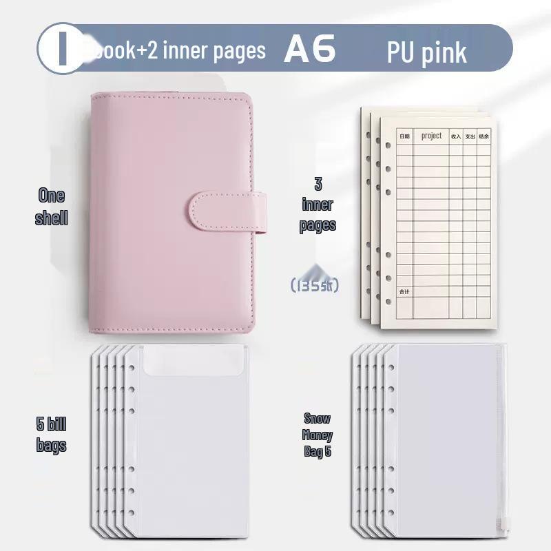 Бюджетный планер в стиле макарон: Корейский Дневник Наличных & Детская Тетрадь Расходов