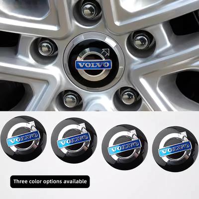 Для Xc60 Xc90 V40 V60 S60 V50 V90 S80 C40 XC40 V70 XC70 C30 C70 4 шт. 56 мм Наклейки на центральные колпачки ступиц колес с эмблемой автомобиля